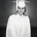2140- Beth Price cap and gown, May 15, 1968