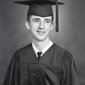 2144- Bobby (Butler) Malone, cap and gown May 16, 1968