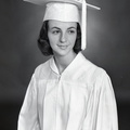 2145- Brenda Moore, cap and gown, May 16, 1968