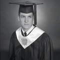 2153-Steve Baggettt cap and gown, May 23, 1968