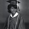 2156- Mims High Cap and Gown photos, May 23, 1968