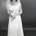 2171- Rickie White wedding dress, May 25, 1968