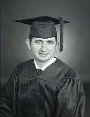 2179- Wallace Wright cap and gown, May 29, 1968
