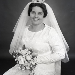 2193- Annette Tankersley wedding dress June 11 1968
