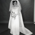 2195- Connie Percival wedding dress, June 17, 1968