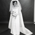 2195- Connie Percival wedding dress, June 17, 1968