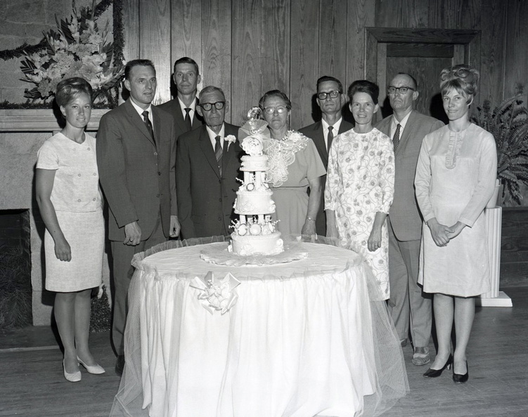 2229- Mr. and Mrs. John H. Reed 50th anniversary, August 4, 1968