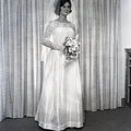 1944- Brenda Lamb wedding dress, June 20, 1967