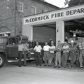 1945- McCormick Fire Department with new truck News photo June 1967