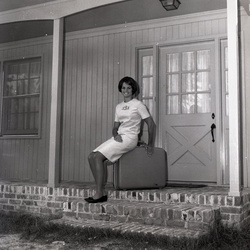 1948- Linda Buzhardt Miss McCormick candid shots for the Messenger June 29 1967