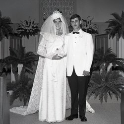 1954- George Patterson Cathy Gardner wedding July 23 1967