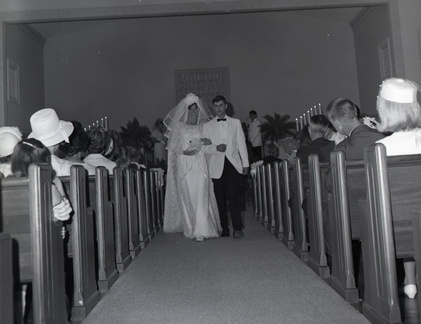 1954- George Patterson Cathy Gardner wedding, July 23, 1967