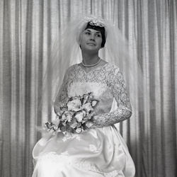 1962- Brenda Ellenburg wedding dress August 2 1967