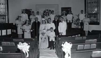 1963- Ginger Able wedding, August 6, 1967