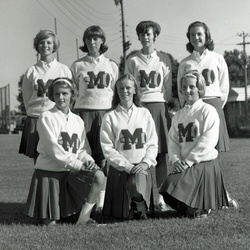 1968- MHS Football team Cheerleaders August 25 1967