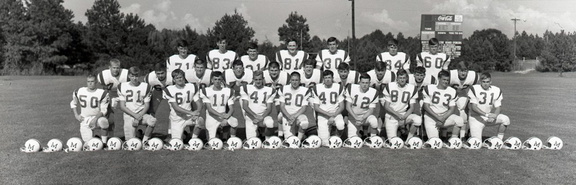 1968- MHS Football team, Cheerleaders, August 25, 1967