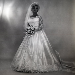 1970- Eva Leary wedding dress August 29 1967