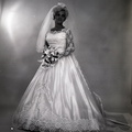 1970- Eva Leary, wedding dress, August 29, 1967