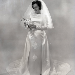 2027- Sandra Timmerman wedding dress December 6 1967