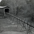 2035- Long Cane Covered Bridge after overhaul work, December 25, 1967