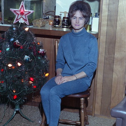 2037- Bonnie Franc Neil and Todd Christmas 1967