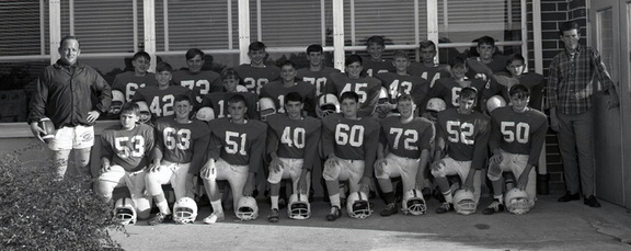 2039/L- MHS B Team football, October 23, 1967
