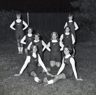 2274- MHS B team and cheerleaders, October 15, 1968