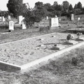 2277- Cemetery plot at Troy Mrs. Faulkner, October 1968