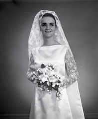 2313- Linda Campbell wedding dress, December 3, 1968