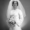 2325- Sandra Talbert wedding dress, December 14, 1968