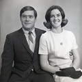 2351- Alice Mitchum engagement photo with fiance, January 11, 1969