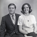 2351- Alice Mitchum engagement photo with fiance, January 11, 1969