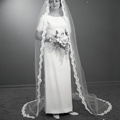 2352- Cynthia Fleming wedding dress retakes. January 13. 1969