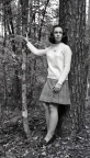 2354D- MHS Yearbook photos, outdoor shots of girls, November 3, 1968