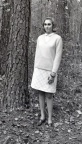 2354D- MHS Yearbook photos, outdoor shots of girls, November 3, 1968