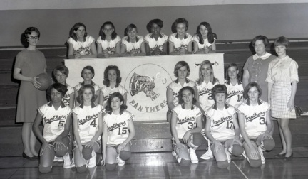 2354H- MHS Yearbook photos, Basketball, Fall 1968