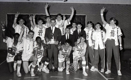 2354J- MHS Yearbook photos Basketball, March 1, 1969