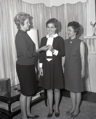 2377- D A R Winner Dianne Morgan with Helen Brown, February 20, 1969