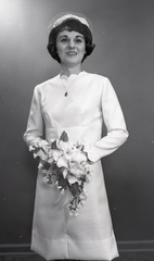 2401- Bobbie Lynn Patterson wedding dress, March 21, 1969