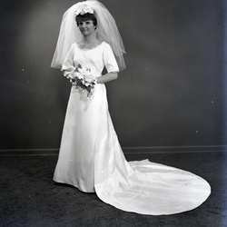 2424- Margaret Womack wedding dress April 19 1969