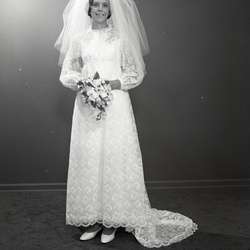 2427- Ann Tuck wedding dress April 23 1969