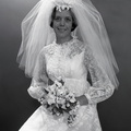 2427-  Ann Tuck wedding dress, April 23, 1969