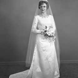2445- Gail Lamb wedding dress May 10 1969