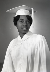 2470- Rose Gildchrist cap and gown, May 24, 1969