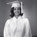 2479- Sandra McDaniel, cap and gown, May 27, 1969