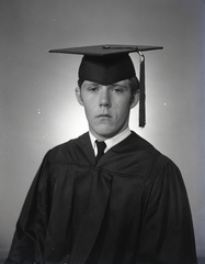 2483- J E Timmerman cap and gown Edgefield, May 28, 1969