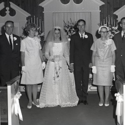 2494-  Linda Simmons wedding Thomson GA June 7 1969
