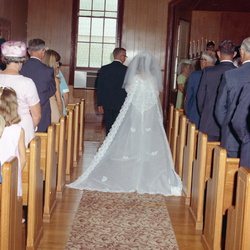 2535- Annie Mae Gilchrist wedding August 16 1969