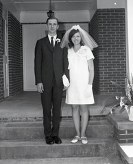 2557- Rebecca Kelly and Bobby Butler wedding, September 14, 1969