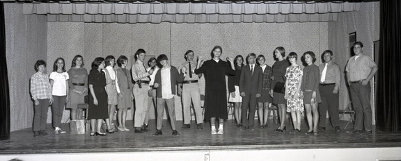 2595-  MHS Junior Play Cast, November 11, 1969